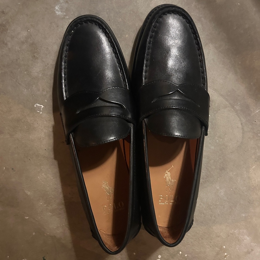 Polo by Ralph Lauren Classic Black Men's Loafers
